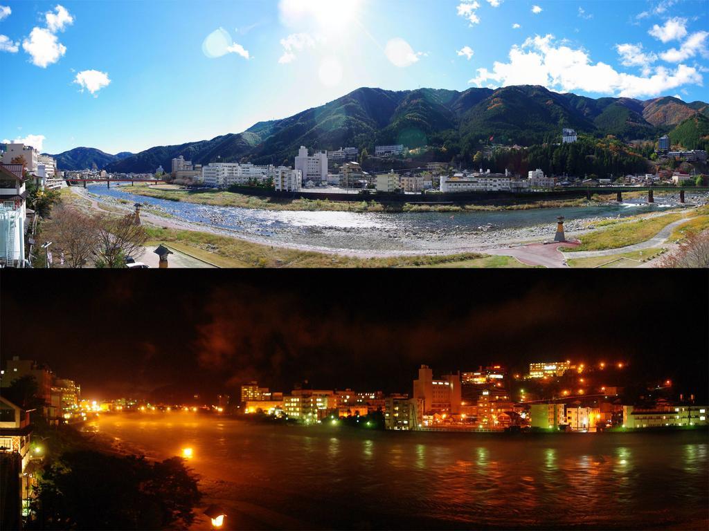 Gero Onsen Yukyunohana Bagian luar foto